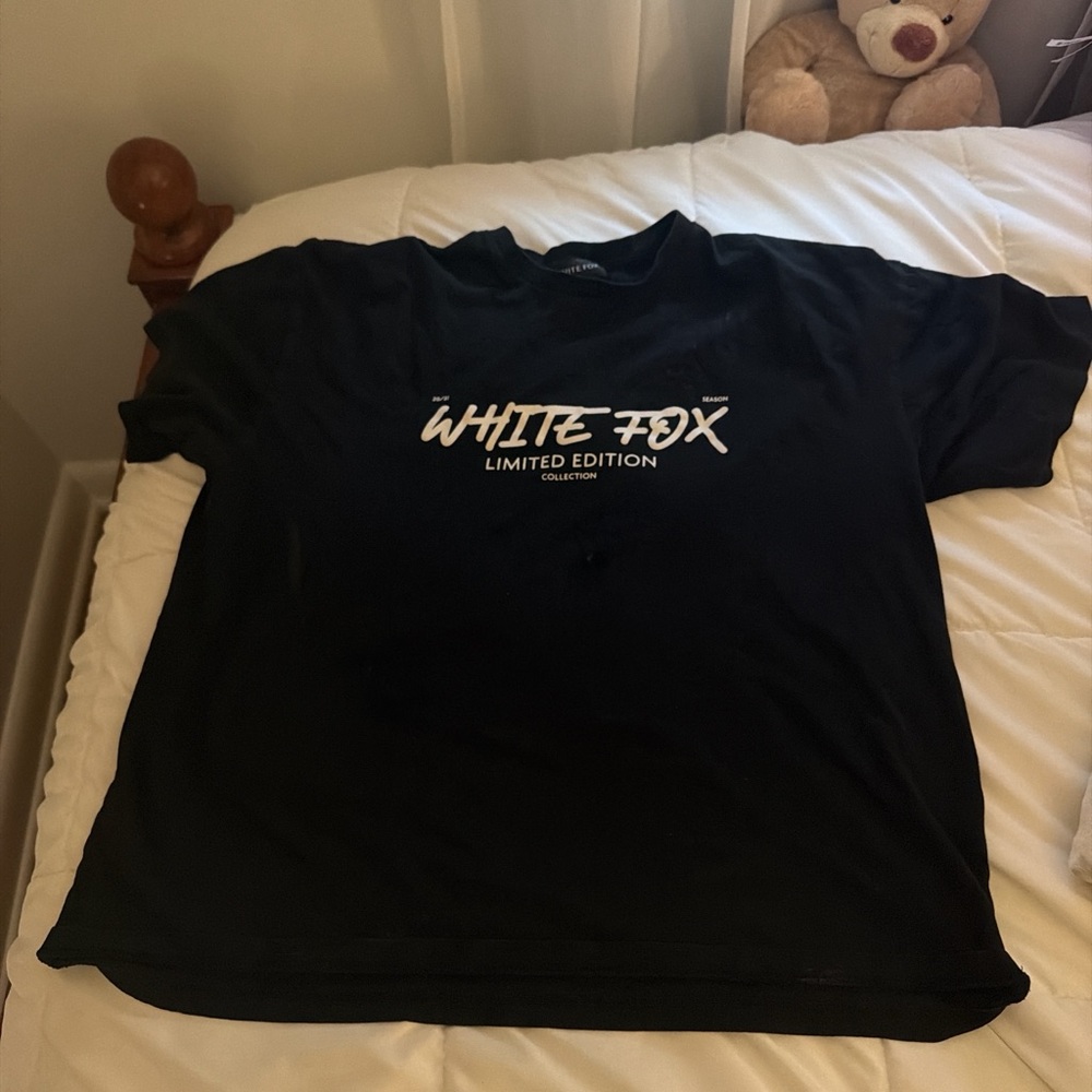 White Fox Boutique Black Tee